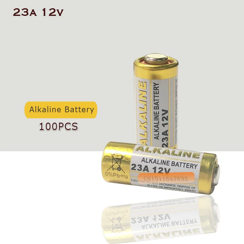 Щелочная сухая батарея 100 шт./лот 23A 12 В 21/23 A23 E23A MN21 MS21 V23GA L1028 | Электроника
