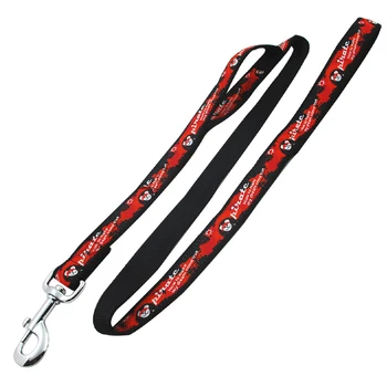 

2 Handle Large Dog Leash Embroidered big Dog Walking Leashes Double Handle Pet Training Lead rope for Medium Large big Dogs