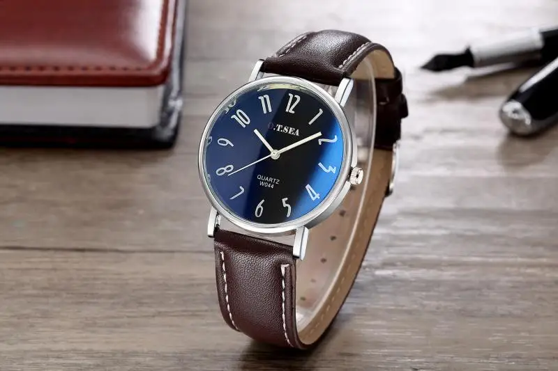 Reloj Mujer Men Watches Women Leather Strap Black Band Quartz Watch For Male Female Sport Casual Clock Relogio Feminino Xfcs