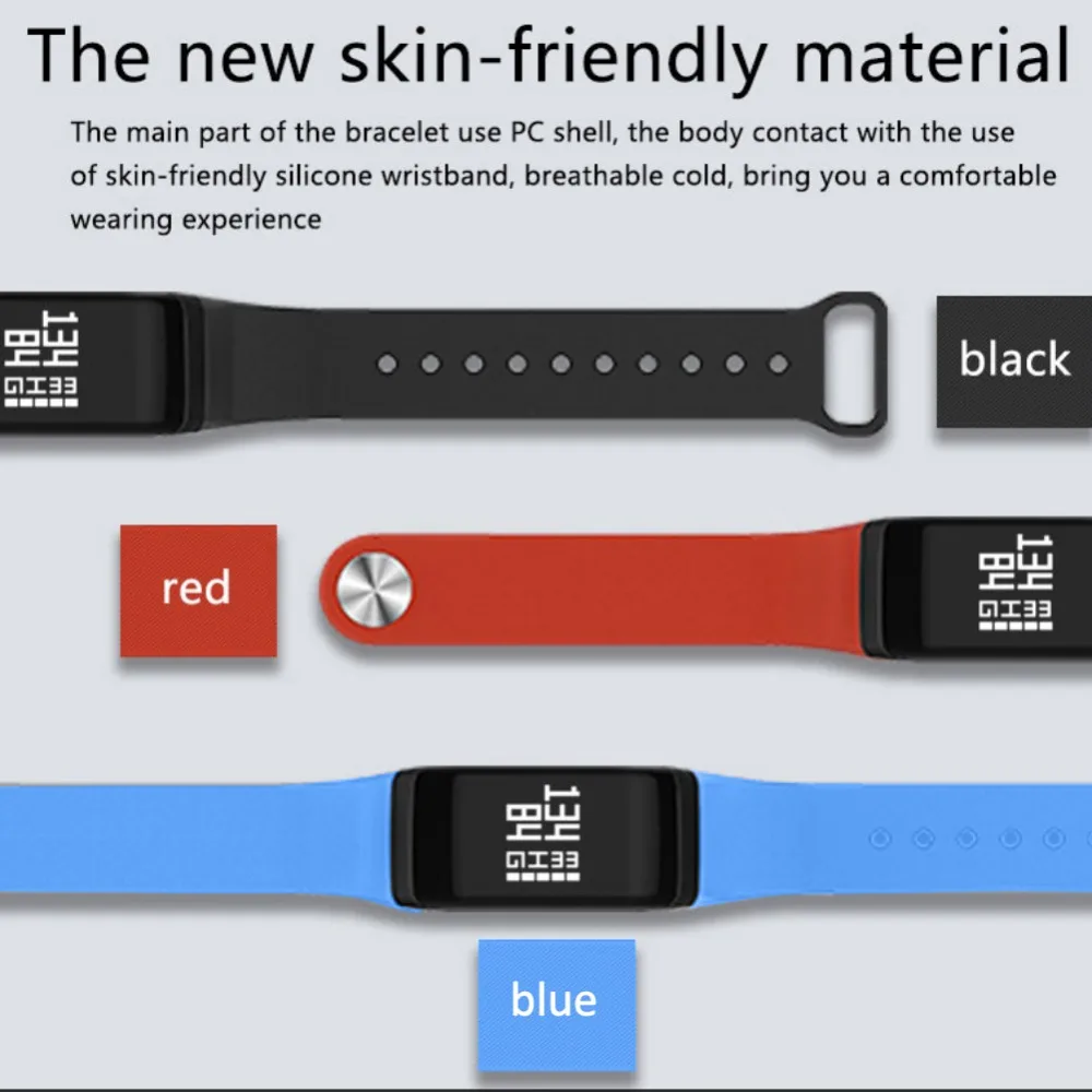 EDAL фитнес-трекер модный браслет пульсометр смарт-браслет F1 Smartband кровяное давление с шагомером браслет