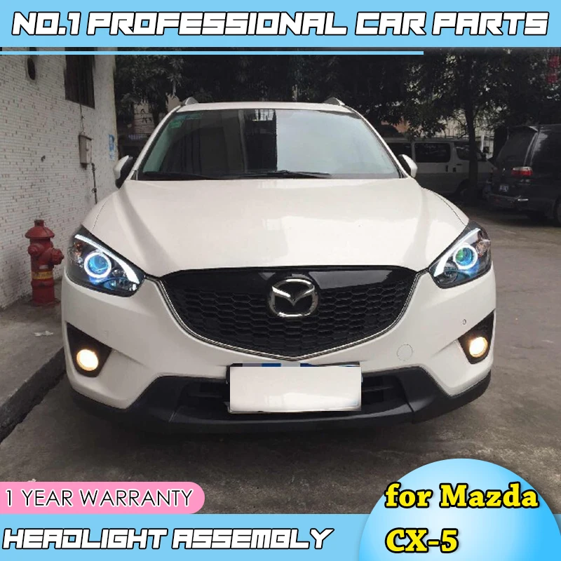 Для Mazda CX-5 фары 2013- HID комплект для CX-5 фары светодиодный bi xenon len автостайлинг hid комплект светодиодный drl