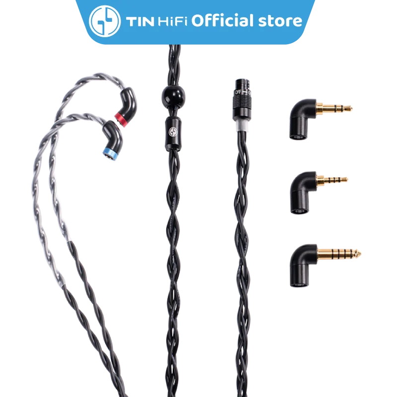 

Tinhifi P2 Upgrade cable QDC 0.78 2.5mm 3.5mm 4.4mm replaceable plug Official Store