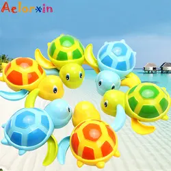 Jouet de bain pour bébé, Animal mignon, tortue à vent, jouet de bain pour enfants, jeu éducatif pour nourrissons, chaîne d'horlogerie, jouets classiques pour nouveau nés 