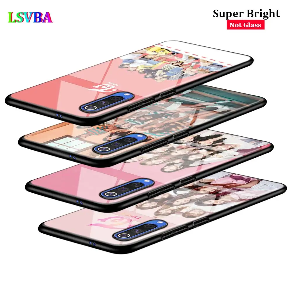 

Black Cover Twice Mina Momo Kpop for Samsung Galaxy A80 A70 A60 A50 A40 A30 A20E A20Core A10 Super Bright Glossy Phone Case
