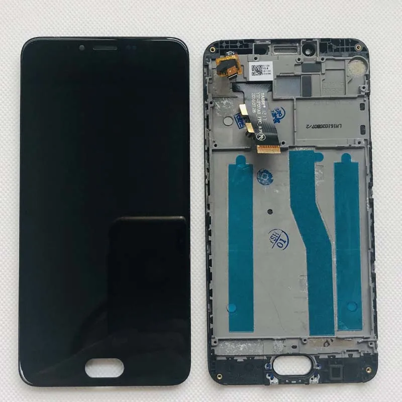 Кодирующий преобразователь сенсорного экрана в сборе для Meizu M5 ЖК дисплей M611D M611Y