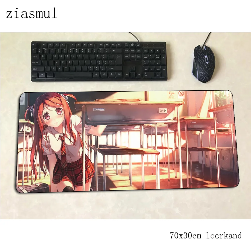 Kawaii коврик для мыши геймер Инди Поп 70x30 см игровой коврик для мыши pc notbook Настольный коврик милый коврик для мыши игры мультфильм геймер коврики геймпад