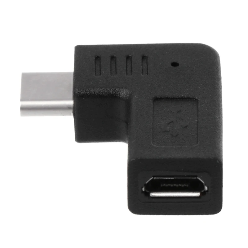 90 градусов Тип C к Micro USB Женский адаптер для Xiaomi5 6 8 huawei mate 10 P20