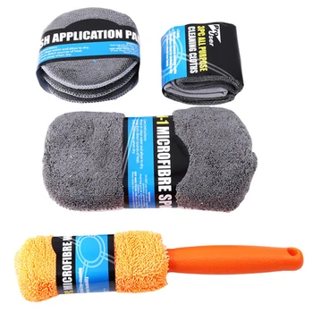 

5 pcs/set Car Wash Supplies Sponges Cloth Brush Car Wash Tool Combination Practical Car Cleaning Tools Supplies