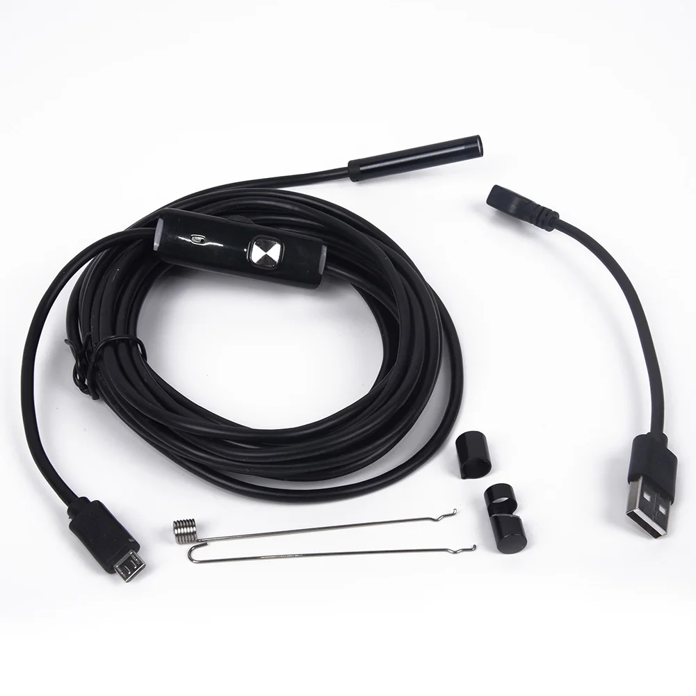 IP67 труба инспекция 5 м 7 мм камера сантехника водонепроницаемый USB эндоскоп для Android