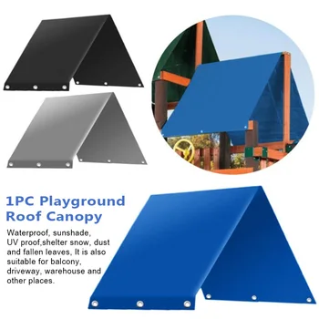 

Outdoor Easy Install Swingset Shade 132x226cm Kids Tarp Sunshade Playground Roof Canopy Snow Proof Warehouse Waterproof Cover