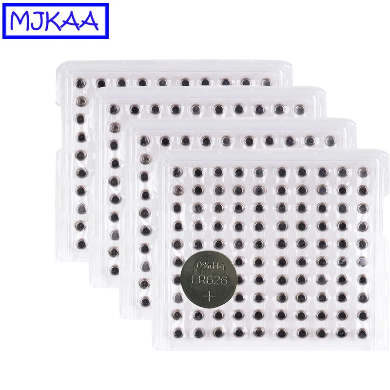 MJKAA 400 шт. AG4 щелочные 1 55 в кнопочные батареи LR626 SR626SW SR66 LR66 377A дешевые батарейки для