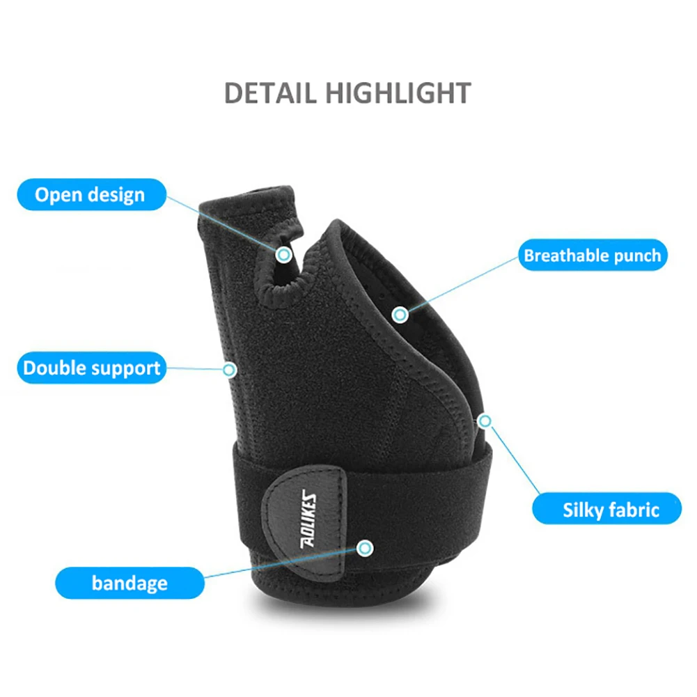 1PCS Wrist Brace Support Fitted Right/Left Thumb Stabilizer Adjustable Wrist Support Wrap for Volleyball Badminton