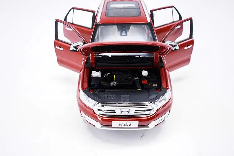 1:18 FORD U375 SUV литая модель автомобиля игрушки Металлическая Модель автомобиля оригинальная коробка
