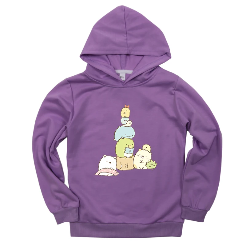 Hoodies 21 Sumikko/толстовки для малышей с героями мультфильмов; повседневные японские толстовки для мальчиков и девочек; сезон осень-зима; Moletom Infantil; для подростков - Цвет: Hoodies 21