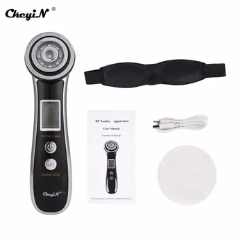 

CkeyiN Face Photon RF Radio EMS Mesotherapy Led Light Therapy Ultrasonic Vibration Lifting Skin Rejuvenation Firm Massager