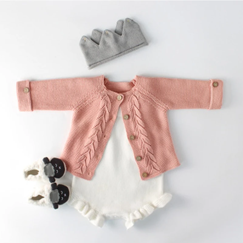 

Baby Boys Clothes Spring Autumn Knitted Newborn Infant Clothes Cotton Baby Romper For Boys Girls Romper Baby Sweater For Girl