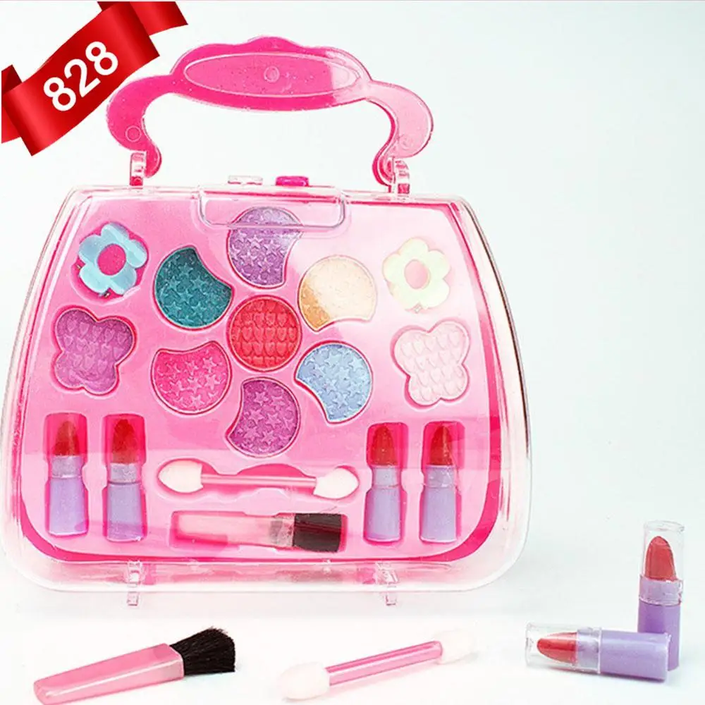 

NEW Children's Cosmetics Princess Makeup Box Set Safe Non-Toxic Girl Makeup Kit Play House Toy Birthday Christmas Gifts