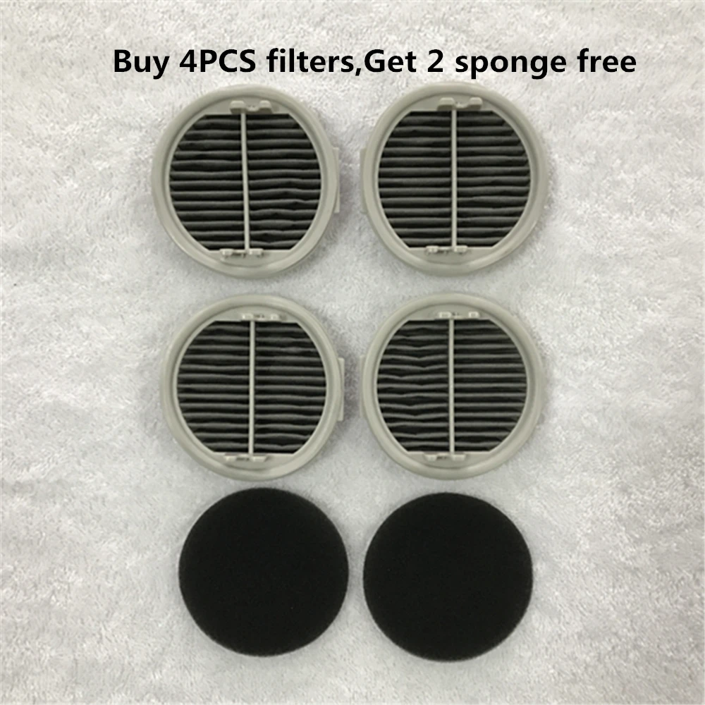 4PCS Hepa Filter For Xiaomi Roidmi Wireless F8 Smart Handheld Vacuum