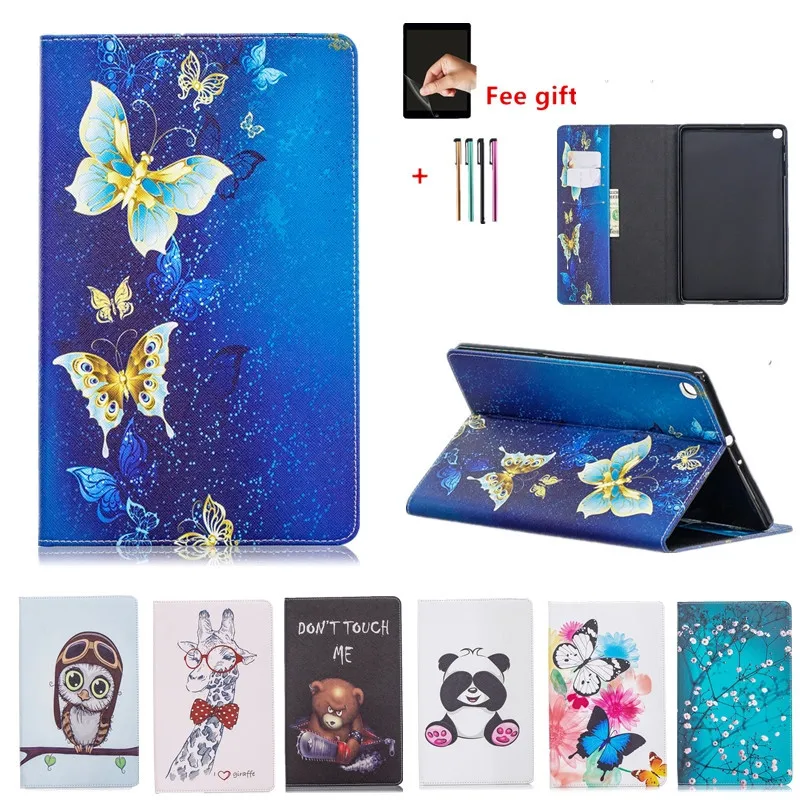 Чехол для Samsung Galaxy Tab A 8 0 дюймов P200 P205 2019 S-Pen SM-P200 SM-P205 чехол с принтом Funda планшет