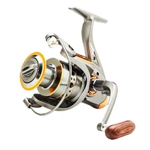 Moulinet de pêche haute vitesse, Ratio de 5.2:1, poignée réversible, récupération gauche/droite, 1000 à 7000, eau douce/salée 