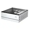 B01 Mini ITX Computer Case Chassis Aluminum/Glass Briefcase Desktop PC Enclosure ► Photo 3/6