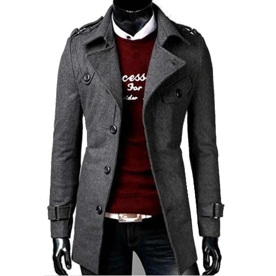 Vogue Mens Trench Coat Nice New Fashion Designer Men Long Coat Men Winter Long Coat Slim Trench Jacket Parka Mens Overcoat Vogue Mens Trench Coat Nice New Fashion Designer Men Long Coat Men Winter Long Coat Slim Trench Jacket Parka Mens Overcoat