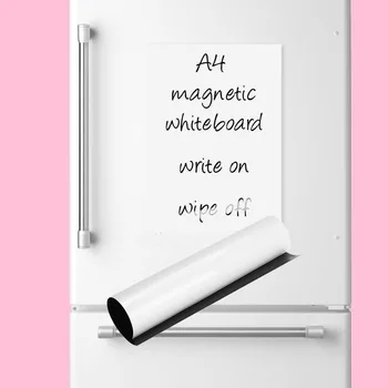 

Whiteboard Fridge Stickers Memo Board A4 White Planner Mark Kitchen PET Soft Home Decoration Magnet Sticker Graffiti Tool Diet