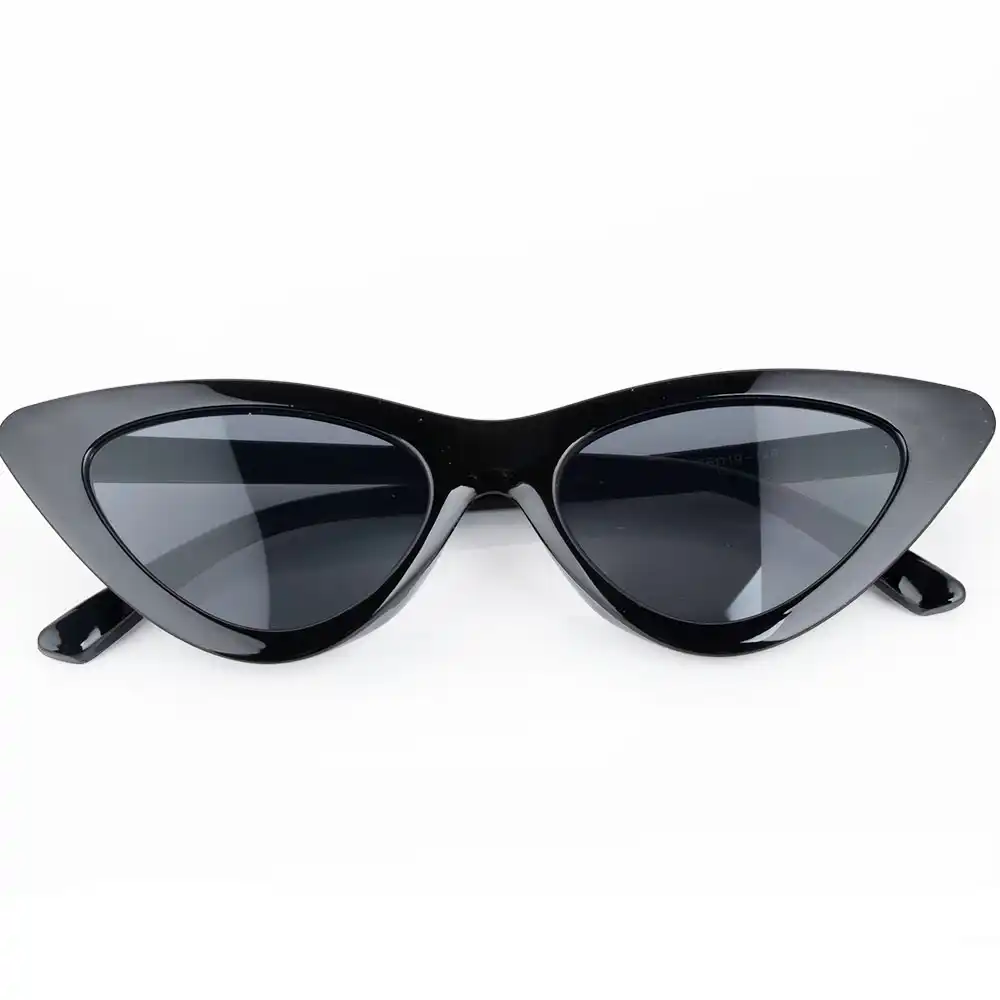 Lentes de moda negros Clearance