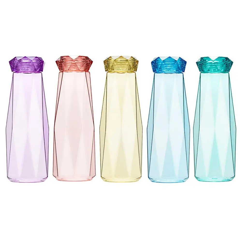 

1Pcs Portable Crystal Water Bottle Large Capacity Cup Travel Bottle For Innovative Gifts Round And Wearable Home Drinking Bottle