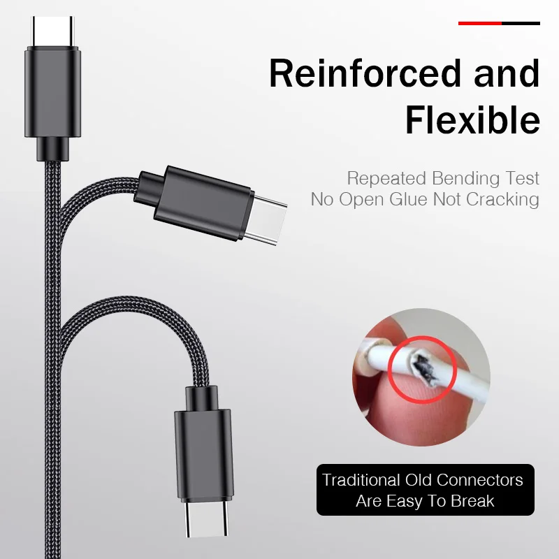 Кабель YKZ USB Type C для Samsung Xiaomi Huawei Oneplus провод быстрой зарядки кабель зарядное