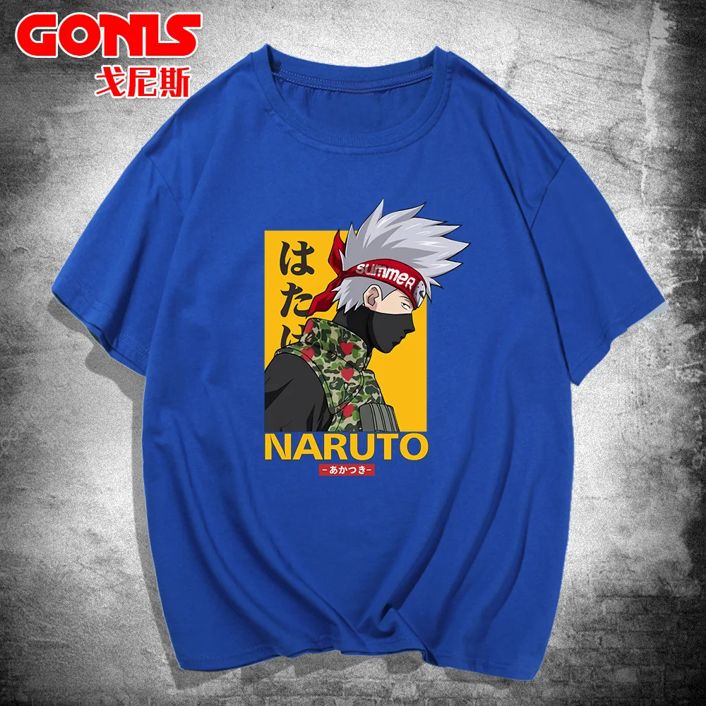 Naruto Sommer Kurzarm T Shirt Herren 