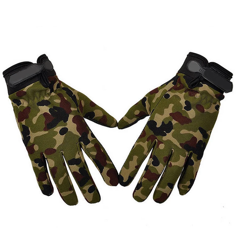 

1 Pair Full Finger Gloves Mens Military Airsoft Hunt Shooting Combat Paintball