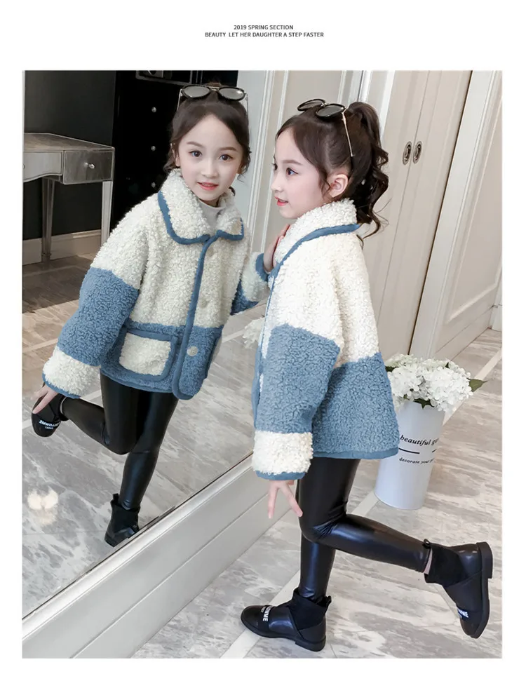 Зимняя детская куртка kinderjas kinderjacken; теплые пальто для девочек