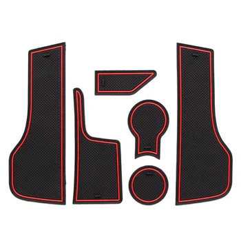 

For Lada Vesta Anti-Slip Mat Anti Slip Non-slip Gate Slot Cup Pad Door Interior Decoration Groove Mat Car-styling Acccessories