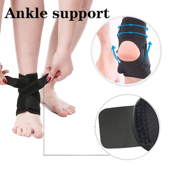 

Ankle Support Elastic High Protect Sports Ankle Equipment Safety Running Basketball Ankle Brace Support One is not a pair
