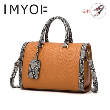 

Small Bag Women's Designer Luxury Handbag 2019 New Snake Pattern Chain Bags Casual Tote Simple Ladies Messenger Bag
