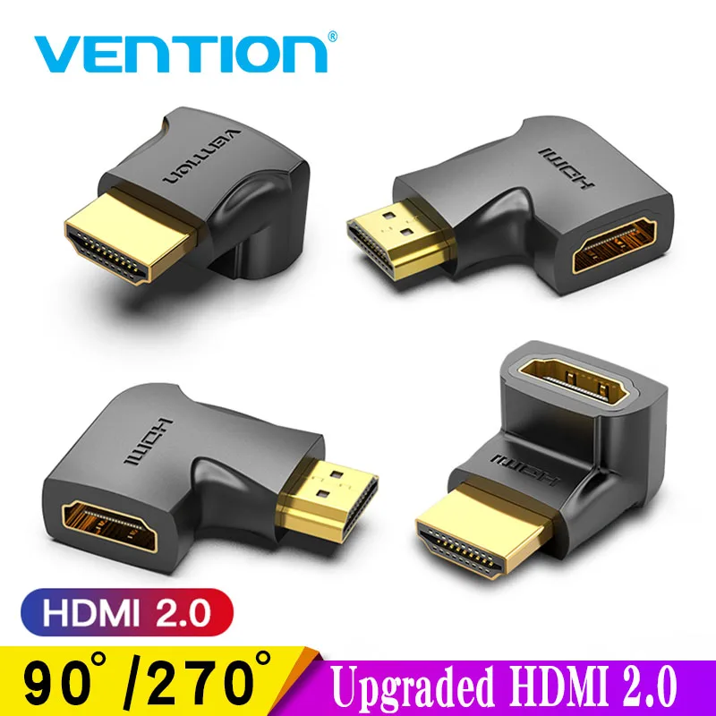 Cable-Converter Hdmi-Adapter Right-Angle PS4 Female PS5 Vention 270-Degree Laptop