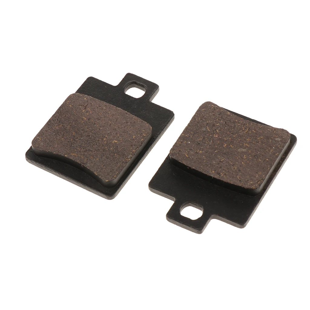 Set of 2 Brake Pads Set fits 110cc 125cc 150cc 200cc 250cc ATV Go Kart Dirt Pit Bike Black Color