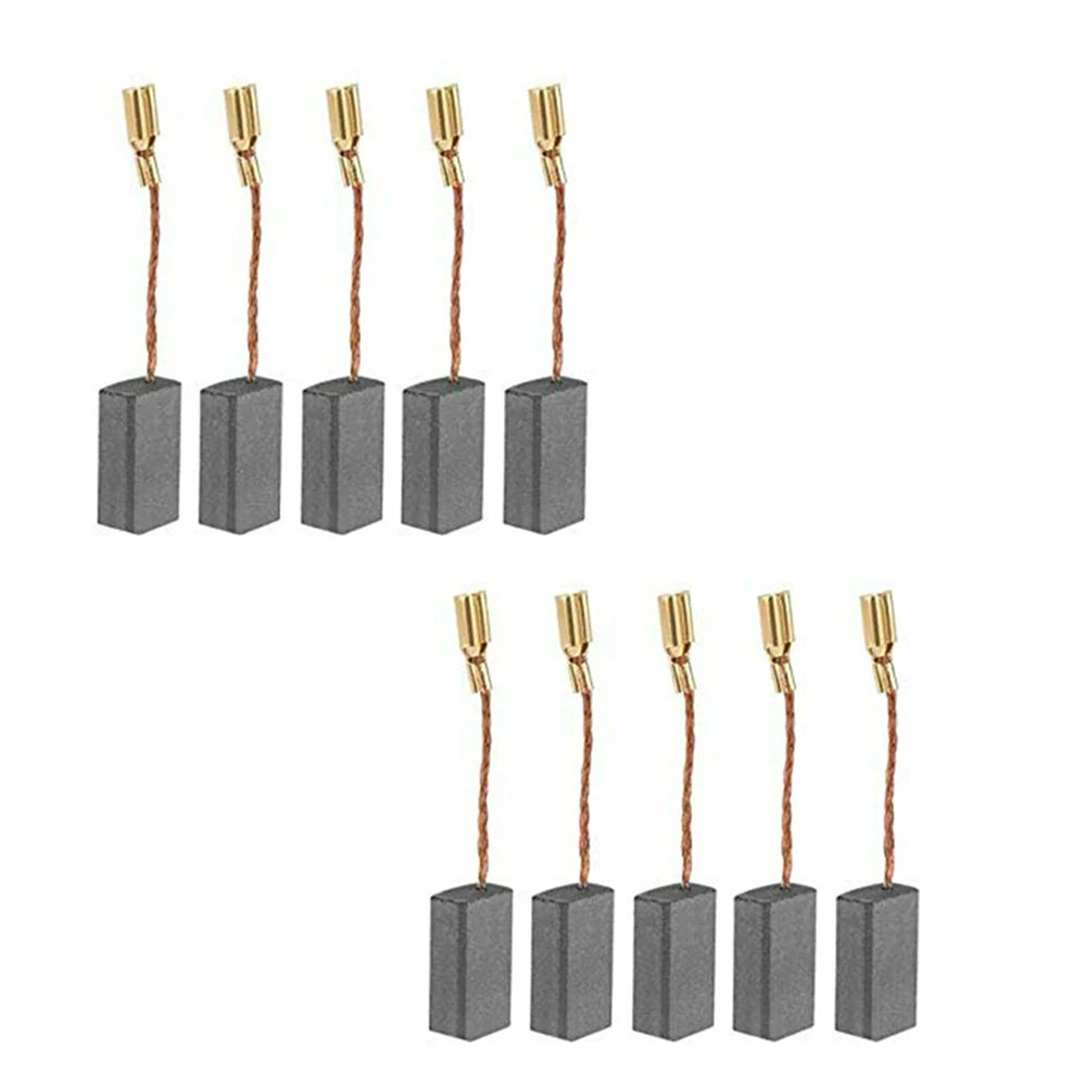 10PCS Carbon Brushes For Bosch GWS6-100 Motor Angle Grinder 15mm X 8mm X 5mm Carbon Brushes Power Tool Accessories