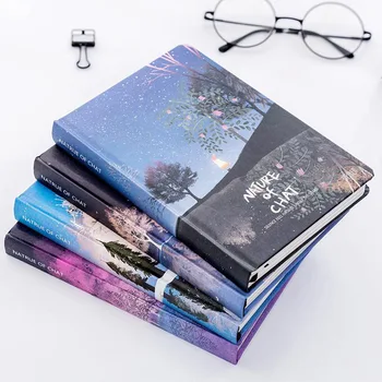 

"Nature Chat" Hard Cover Journal Diary Blank Art Papers Notebook School Study Planner Notepad Stationery Gift