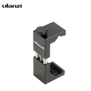 

Ulanzi ST-01 IRON MAN Aluminum Universal Phone Mount Holder Stand Clip Tripod Mount Adapter for iPhone 7 / 7 Plus Smartphone