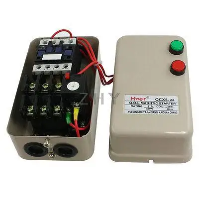 

110V Coil 5.5 HP 3 Phase Magnetic Starter Motor Control 3 Pole 6.8-11A