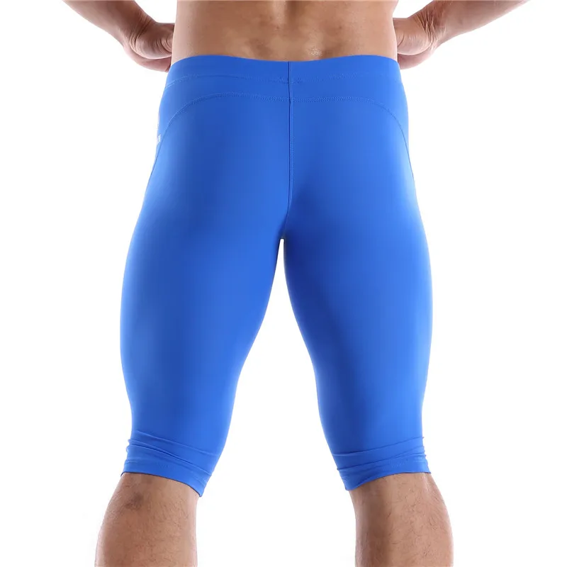 Men Long Boxer Underwear Men Underpants Boxer Shorts Mens Ice Silky Long Leg Boxers Underpants Sexy Pouch Panties Sleepwear