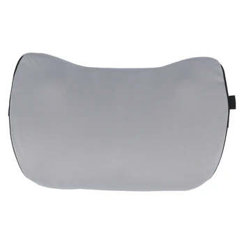 

Car Back Support Lumbar Pillow for Seat Waist Cushion Memory Foam Cotton Mesh Office Chair in Auto Travel Massagers Home