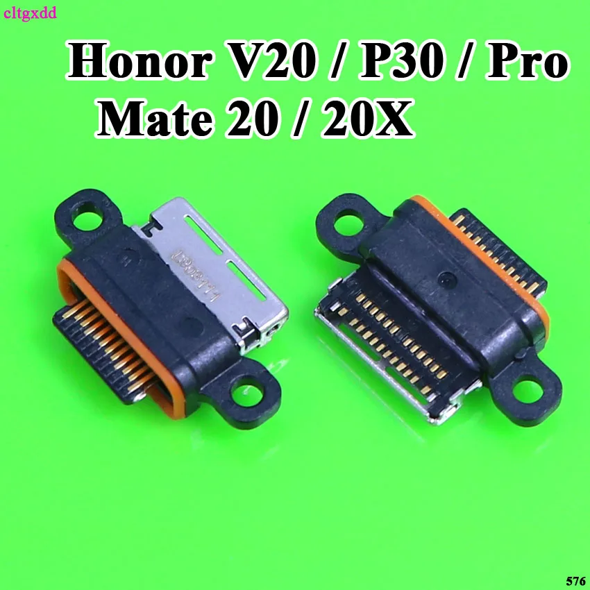 

cltgxdd Micro Usb Charge Port Dock Socket For Huawei P30 Pro Mate 20 20X Honor V20 Charging Connector