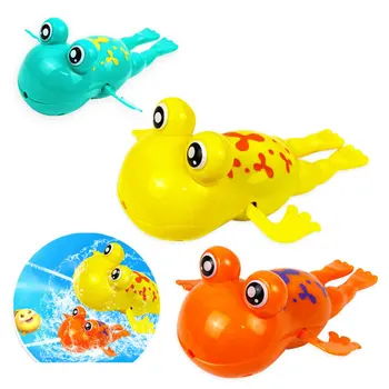

Creative Children'S Clockwork Toys Wind-Up Swimming Turtle Bathing Toy Jet Swimming Frog Bathing Toys