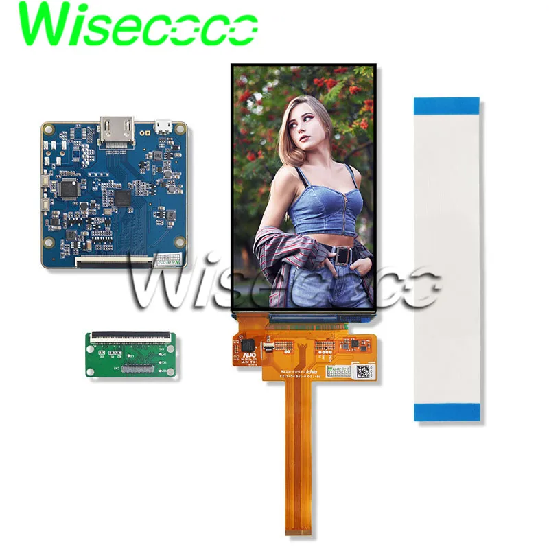 Wisecoco 5-дюймовый OLED AMOLED дисплей 720x1280 Mipi интерфейс Hdm-i плата контроллера 100% NTSC |