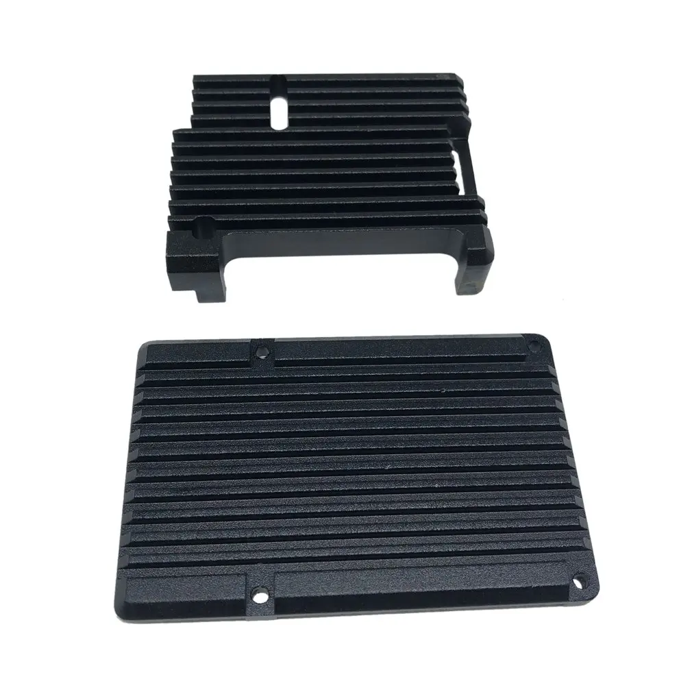 Для Raspberry Pi 3 алюминиевый чехол с двойным охлаждающим вентилятором металлический