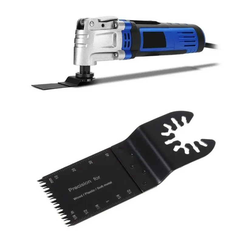 

Bracket Oscillating Tools 20pcs Multitool Saw Cutting High Carbon Steel Black Equipment Blade
