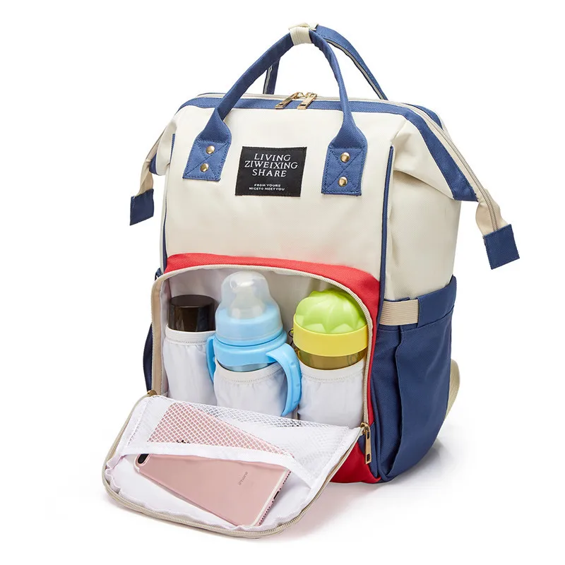 

Special Offer Diaper Bag Large Capacity MOTHER'S Bag Upgraded Waterproof Fashion Backpack Backpack Multi-functional Diaper Bag